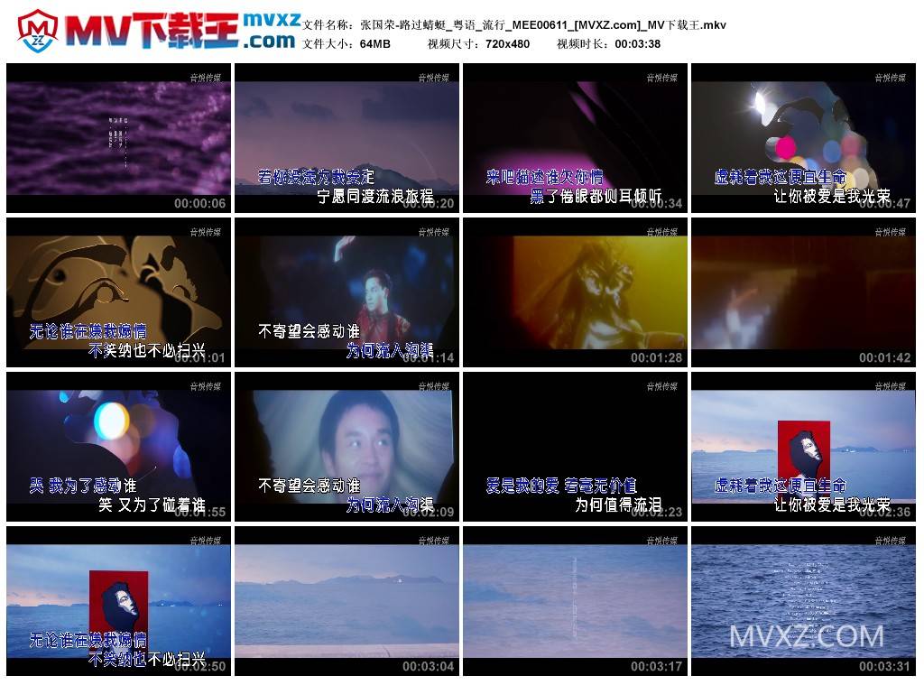 张国荣-路过蜻蜓_粤语_流行_MEE00611